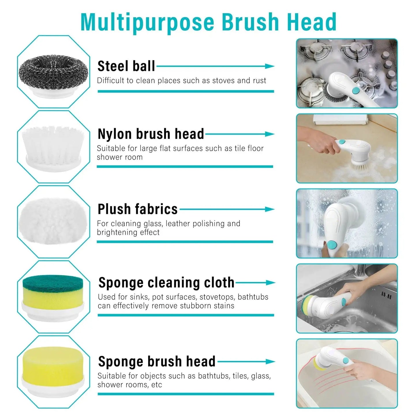 5-Head Scrubber